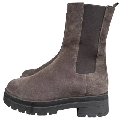 stivaletto Melissa in nabuk fango