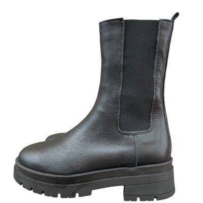 stivaletto Melissa in pelle nero