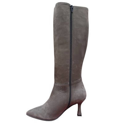 stivale Tommy in nabuk Taupe
