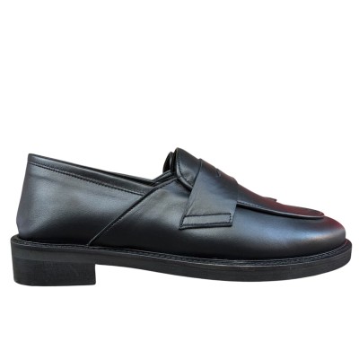 mocassino Benny in pelle nero