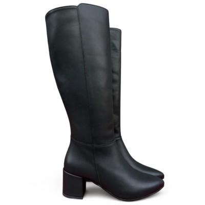 stivale Brenda in pelle nero