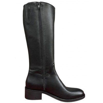 stivale Miky in pelle nero