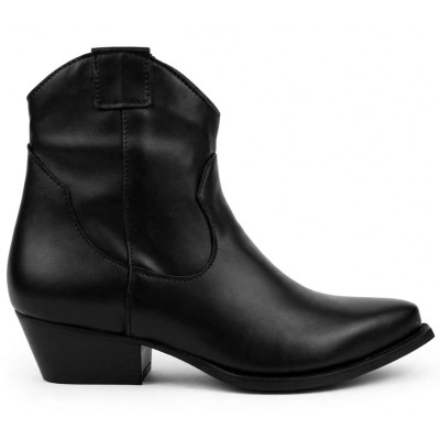texano Betta in pelle nero