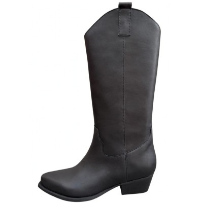 texano Sara in pelle nero