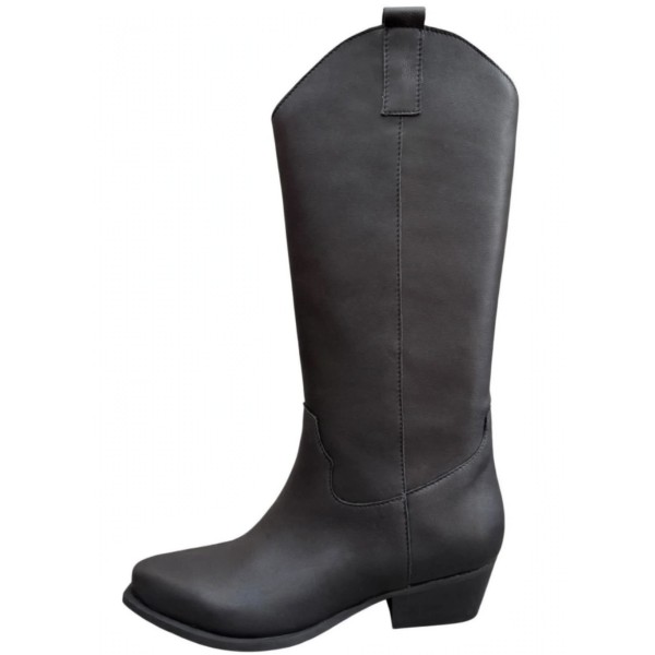 texano Sara in pelle nero