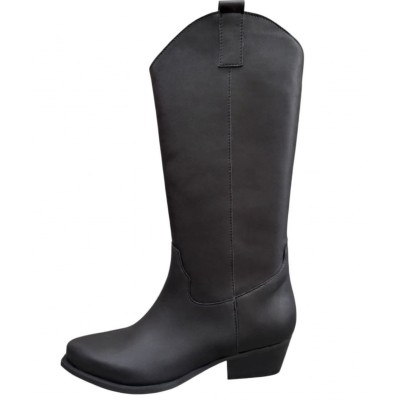 texano Sara in pelle nero
