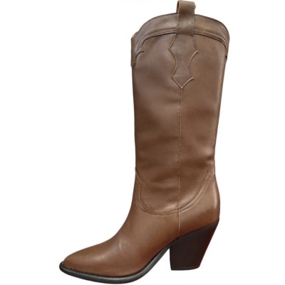 texano Sara in pelle cuoio