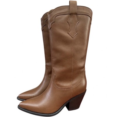 texano Sara in pelle cuoio