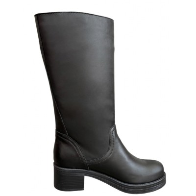 stivale Marta in pelle nero