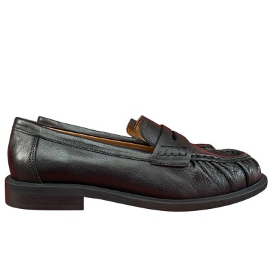 mocassino Ilaria in pelle nero