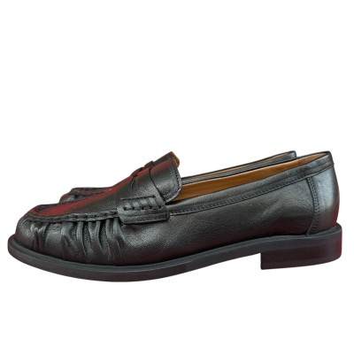 mocassino Ilaria in pelle nero