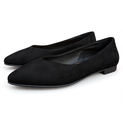 ballerina Vale in nabuk nero
