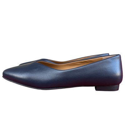 ballerina Vale in pelle blu