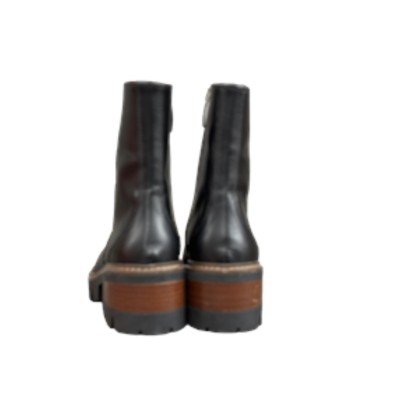 stivaletto Terry in pelle nero